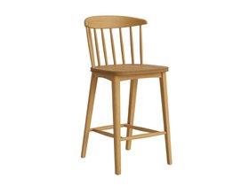 Drummer Kitchen Stool Light Oak