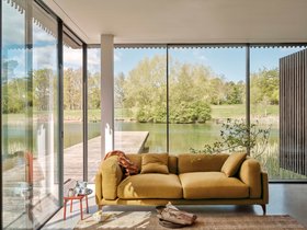Basecamp Sofa in Treacle Tart Yellow Slubby