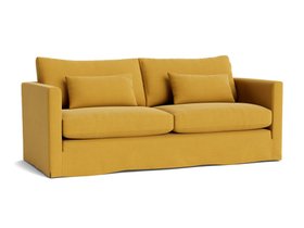 Bruges Sofa in Honey Pot Yellow Linen