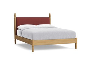 Pippi Bed in Quince Jam Red Slubby