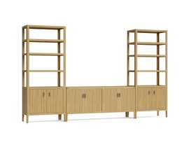 Keeper Flaunty Movie Time Set in Light Oak