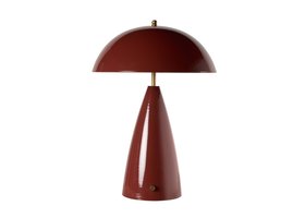 Shroomer Table Lamp in Toffee Apple Red