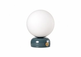 Mooner No Strings Rechargeable Table Lamp in Sopping Seagrass Teal