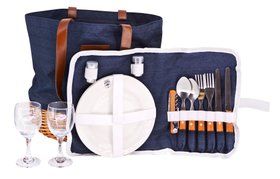 BB 123 Azur Sac Pique Nique Bleu Jean Housse Couverts Png