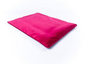 Charley Chau Dog Travel Pad in Velour Contrast Teal & Fuchsia