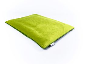 Charley Chau Dog Travel Pad in Velour Contrast Leaf & Lime