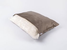 Classic Charley Chau Dog Snuggle Bed in Velour - Brown Mole (Limited Edition)
