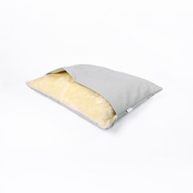 Charley Chau Dog Snuggle Bed - Styled to Order in Faroe 'Pale Fog'
