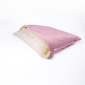 Charley Chau Dog Snuggle Bed - Styled to Order in Velour 'Blossom'