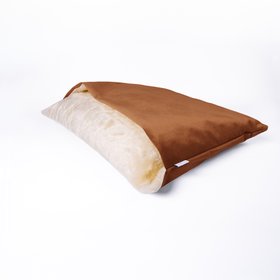 Charley Chau Dog Snuggle Bed - Styled to Order in Velour 'Spice'