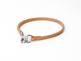 ID Tag Collar / House Collar - Light Tan