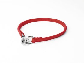 ID Tag Collar / House Collar - Ruby