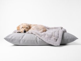 Charley Chau Day Bed Dog Mattress in Faroe Fabric - Pebble
