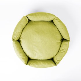 Charley Chau Ducky Donut Dog Bed in Cosmo - Limoncello