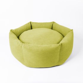 Charley Chau Ducky Donut Dog Bed in Cosmo - Limoncello