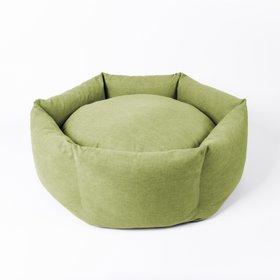 Charley Chau Ducky Donut Dog Bed in Cosmo - Pistachio