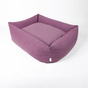 Charley Chau Bliss Bolster Dog Bed in Faroe - Grape