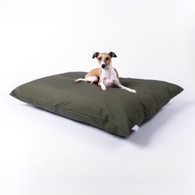 Charley Chau Dry Wax Cotton Canvas Day Bed Mattress in Game Green