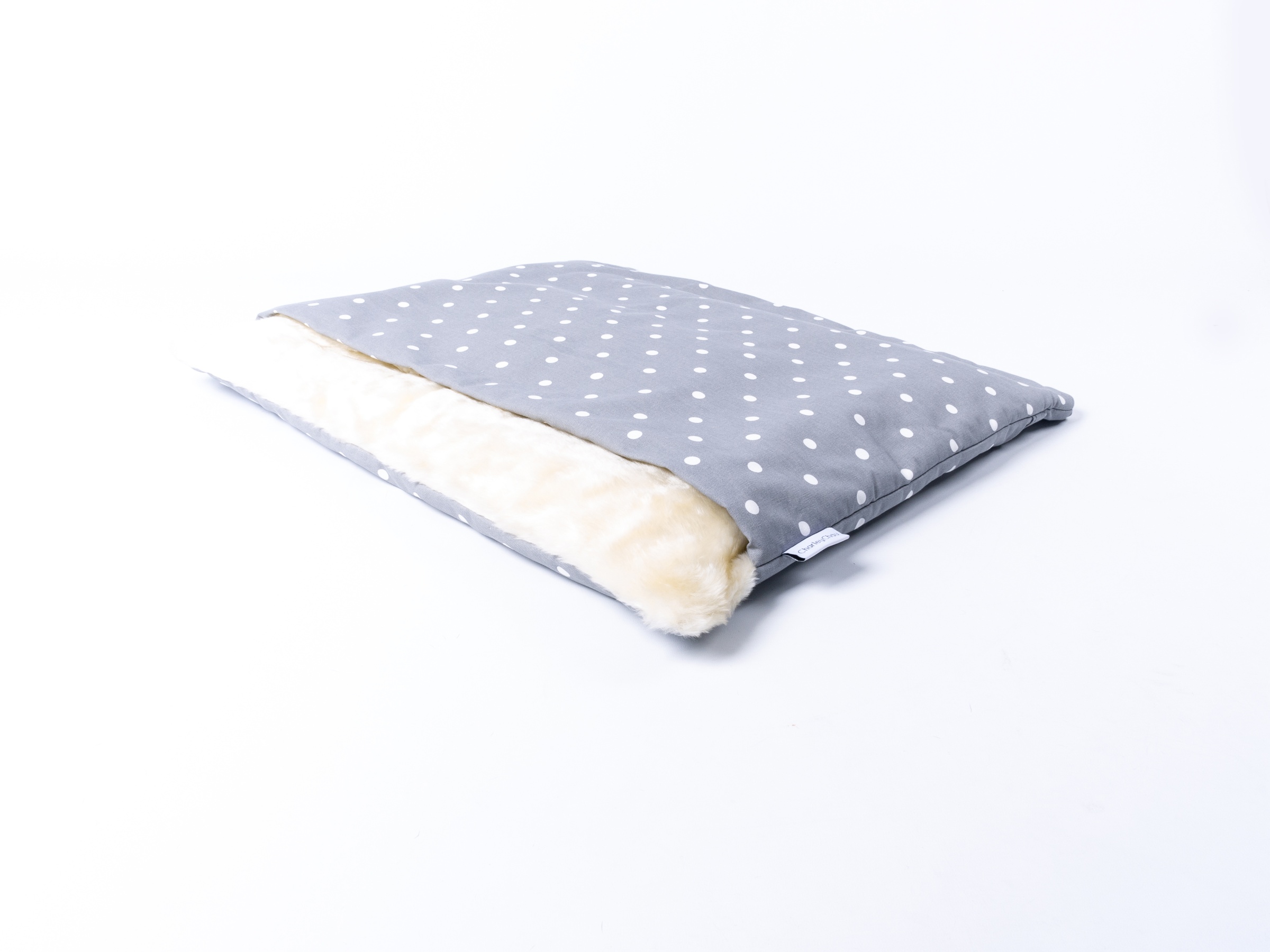 Charley Chau Burrow Bag in Cotton Dotty Dove Grey