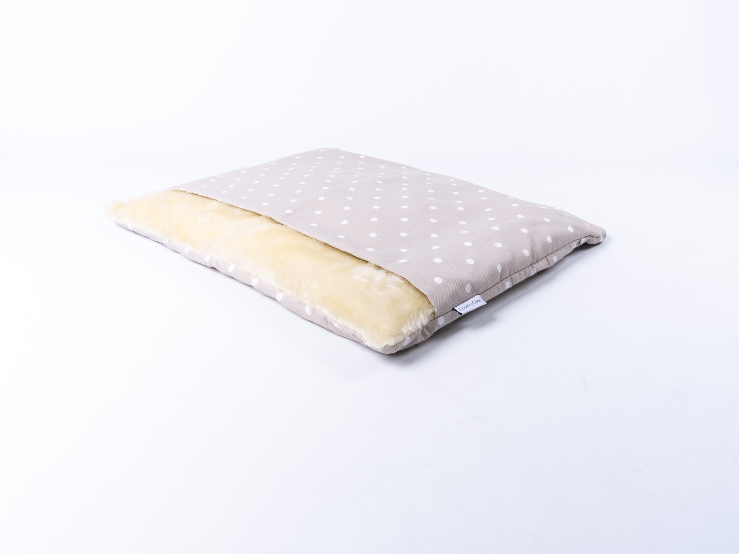 Charley Chau Burrow Bag in Cotton Dotty Taupe