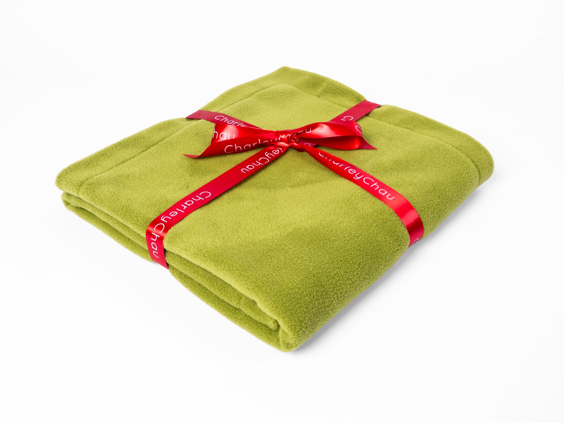 Charley Chau Double Fleece Dog Blanket in Moss