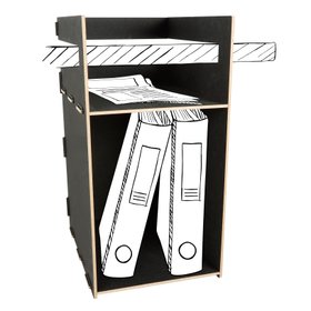 Hängebox Schreibtisch