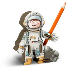 Stiftebuddy Astronautin Nora