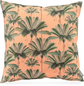 H.O.C.K. Palmeral Outdoor Kissen 50x50cm apricot Palmen wetterfest