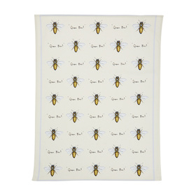 'Queen Bee' 100% Cotton Tea Towel