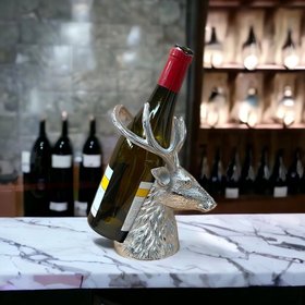 Stag Head Wine Bottle Holder