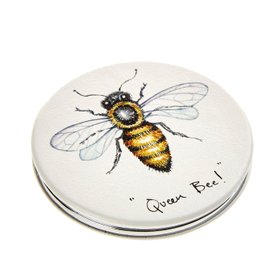 Queen bee compact mirror