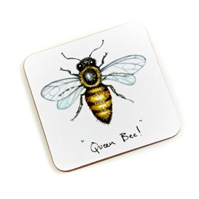 A Pack of 8 Queen Bee Coasters