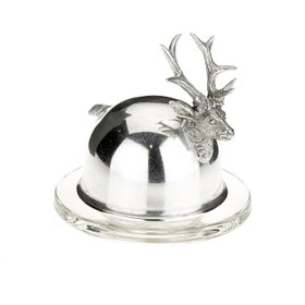Stag Butter Dish