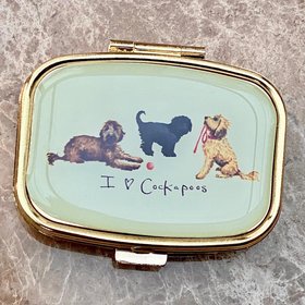 I (Heart) Cockapoos Pillbox