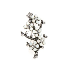 Flowers on Branch Brooch