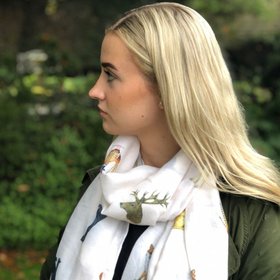 Country Animals Scarf