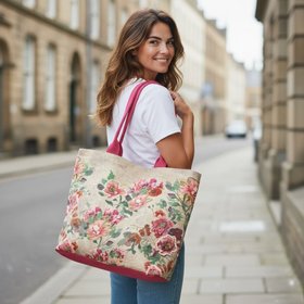 The Climbing Rose Large Bag