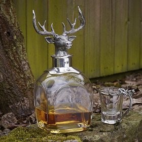 Gold Stag Whiskey Glasses, Stag Glasses