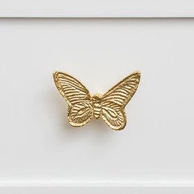 Gold Butterfly Drawer Knob