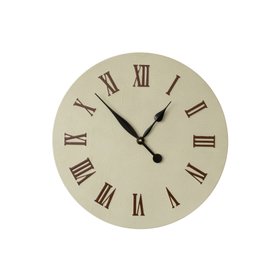 Large Sage Green Metal & Black Detailed Wall Clock - 60cm x 60cm