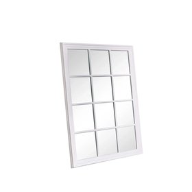 Large Matte White Window Mirror 130cm x 95cm