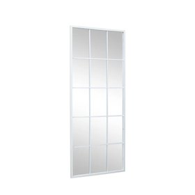 Extra Large White Window Mirror 144cm x 59cm
