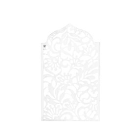 Distressed White Garden Wall Art Plaque - 30cm x 50cm