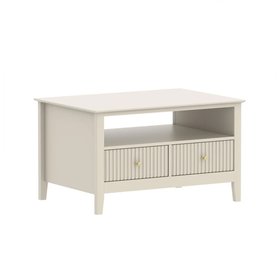 Two Drawer Coffee Table - Hales Taupe Range