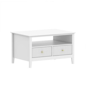 Two Drawer Coffee Table - Hales White Range
