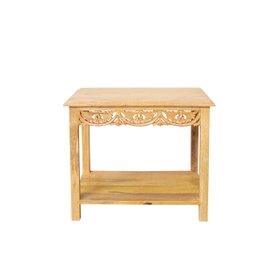 Natural Mango Wood Bohemian Side table - Freya Wood Range