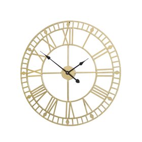 Gold Metal Skeleton Clock 60cm x 60cm