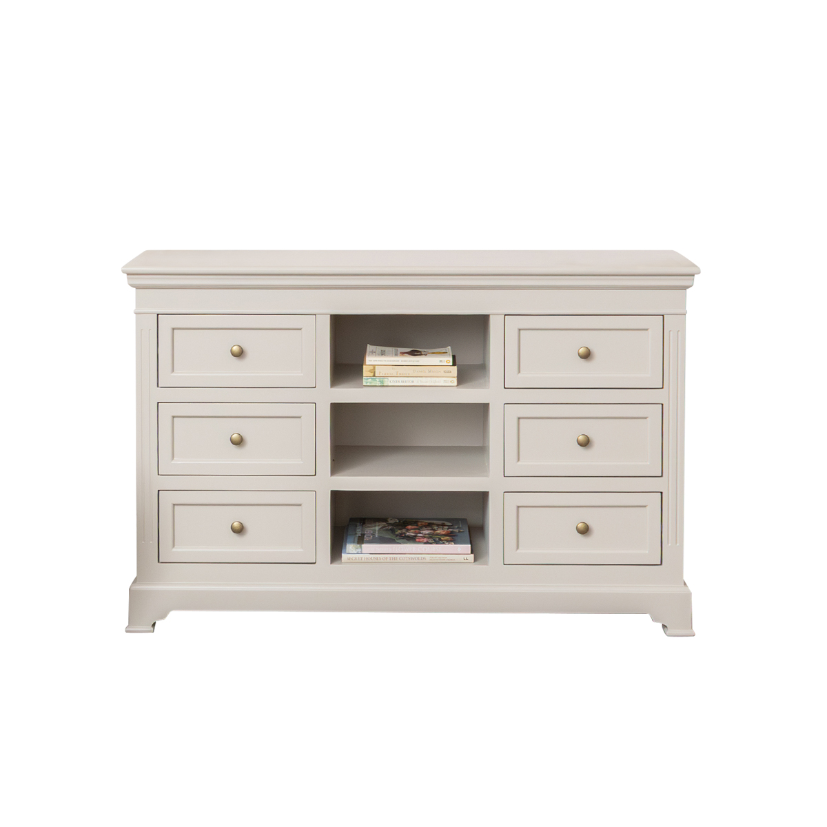 Large Taupe-Grey Wooden Sideboard Cabinet - Daventry Taupe-Grey Range