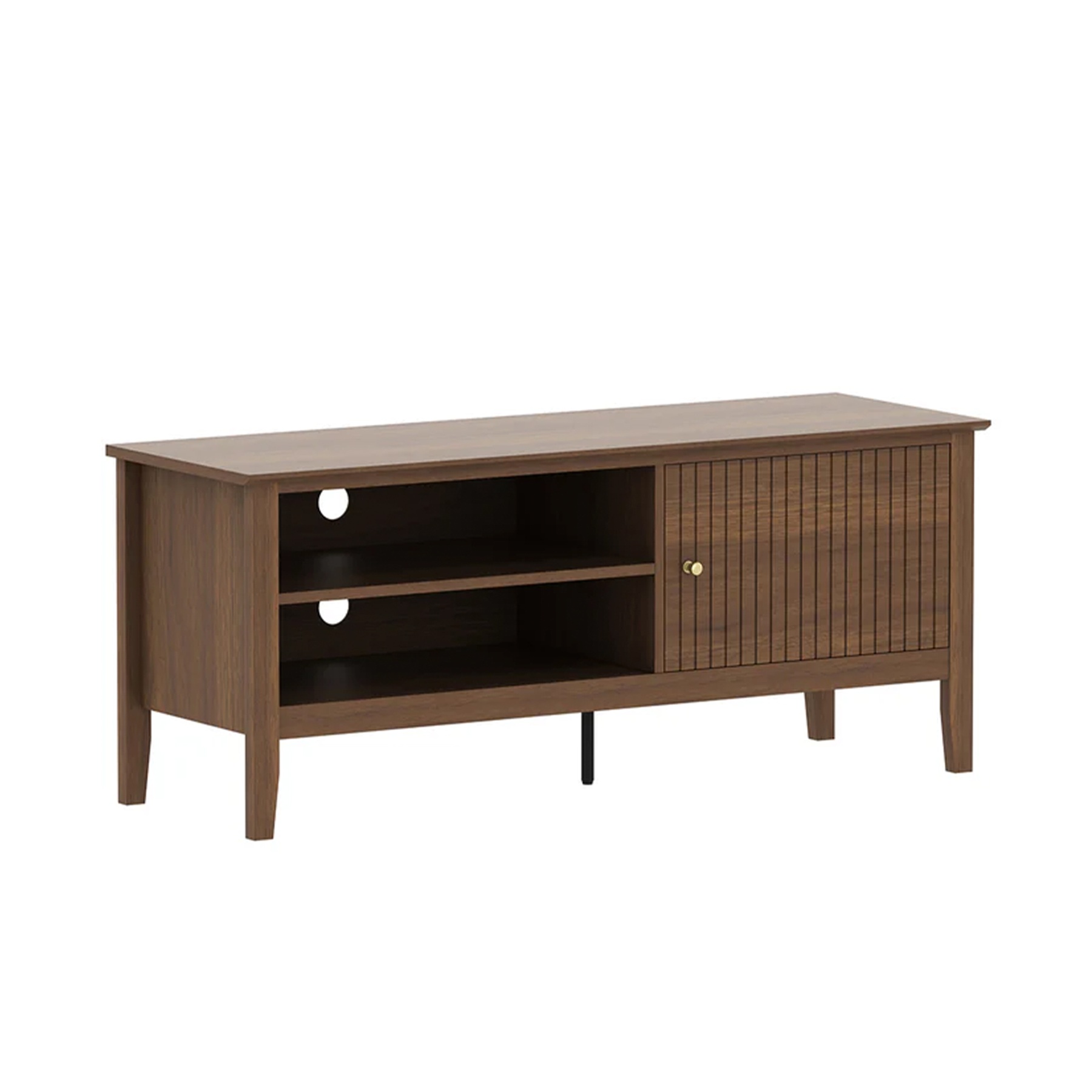 Large Dark Wood Tv Cabinet - Hales Dark Wood Range