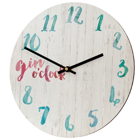 'Gin O'Clock' Clock